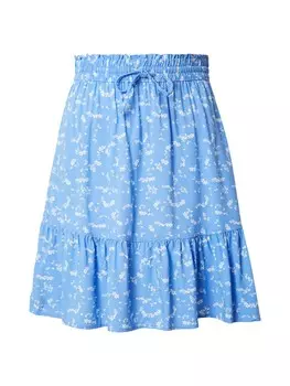 Юбка миди b.young Skirt, синий