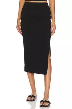 Юбка миди Bobi, черный
