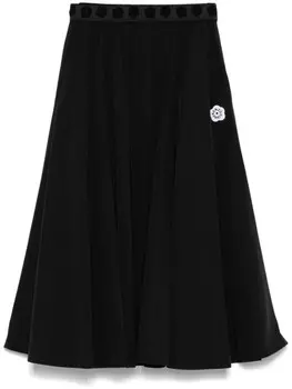 Юбка миди Boke Flower 2.0 Kenzo, черный