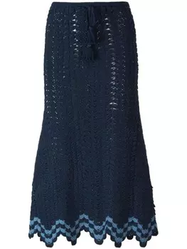 Юбка миди Brisa ESCVDO, синий