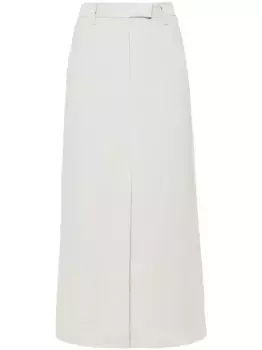 Юбка миди Brunello Cucinelli, нейтральный