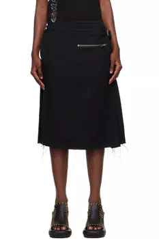 Юбка миди Camtton Andersson Bell, черный