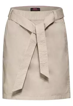Юбка миди CECIL Skirt Papertouch, песочный