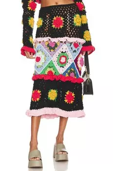 Юбка миди CeliaB Poleon, цвет Multi