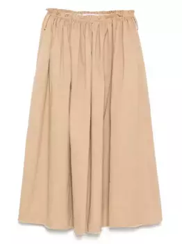 Юбка миди Chiara Gabriela Hearst, коричневый