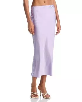 Юбка миди Clover Veronica Beard, фиолетовый