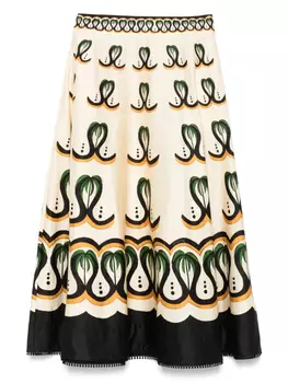 Юбка миди Coconut Tree FARM Rio, нейтральный