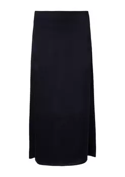 Юбка миди COMMA Skirt, темно-синий