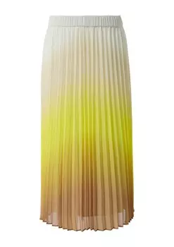 Юбка миди COMMA Skirt, желтый