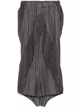 Юбка миди Cosmic Rays Pleats Please Issey Miyake, черный