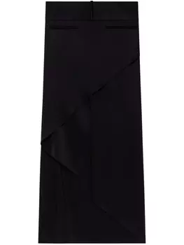 Юбка миди Courrges Infinity, черный