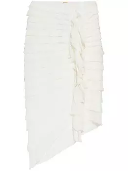 Юбка миди Cult Gaia Leo, нейтральный