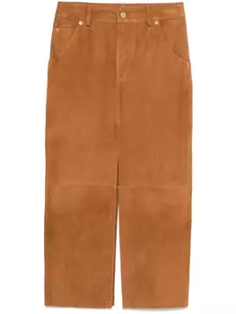 Юбка миди DARKPARK Erika, коричневый