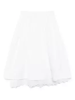 Юбка миди Dice Kayek, белый