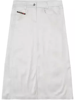 Юбка миди Diesel O-Ebbey, белый