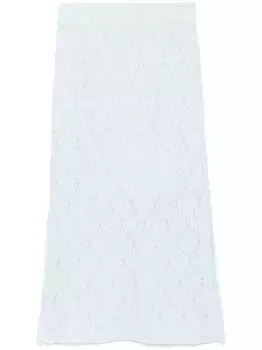 Юбка миди Джастин Rejina Pyo, синий