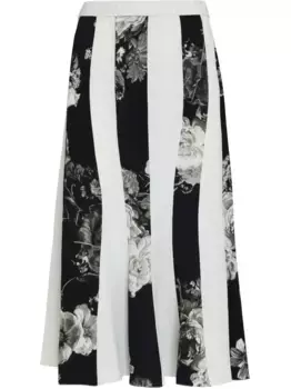 Юбка миди English Garden Gloria Coelho, белый