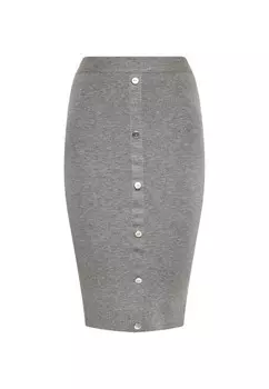 Юбка миди faina Skirt, серый