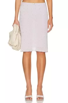 Юбка миди франческа Tularosa, фиолетовый