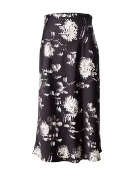 Юбка миди GAP Skirt, черный