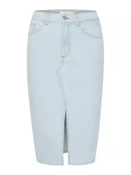 Юбка миди Gestuz Skirt Denia, светло-синий