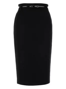 Юбка миди Ginseng MAX MARA, черный