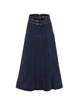 Юбка миди GUESS Skirt, синий