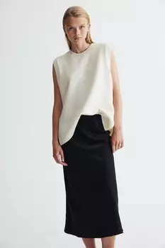 Юбка-Миди H&M, черный