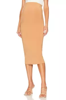 Юбка миди HATCH The Maternity Body, кэмел