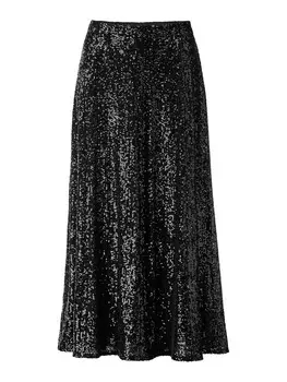 Юбка миди heine Skirt, черный