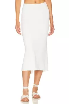 Юбка миди Indah Frankie Midi Tube Skirt, слоновая кость