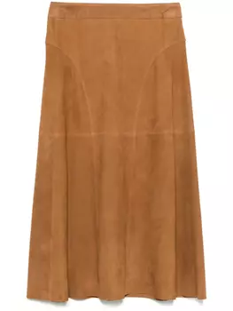 Юбка миди Индрина Arma, коричневый