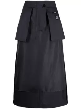 Юбка миди Inside-out Goen.J, серый