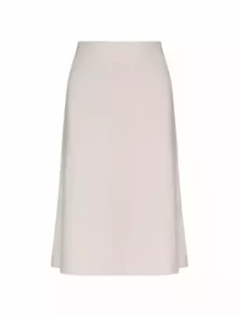 Юбка миди из букле Jil Sander, белый