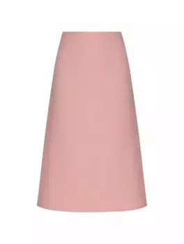 Юбка миди из букле Jil Sander, розовый