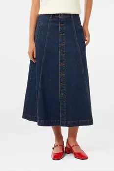 Юбка миди из денима Leighton Forever New, синий