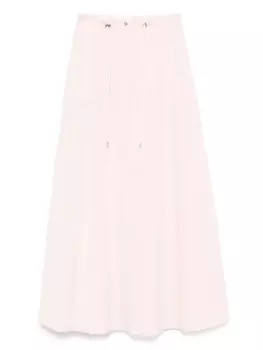 Юбка миди из хлопка Add, розовый