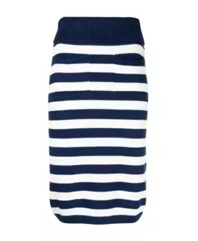 Юбка миди из йены Kenzo, синий