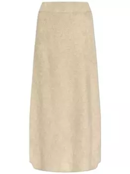Юбка миди из кашемира Lisa Yang, нейтральный