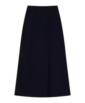 Юбка миди из мериносовой шерсти Aeron, синий