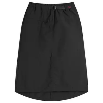 Юбка миди из нейлона, которую можно сложить Gramicci, черный