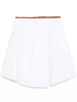 Юбка миди из поплина Dorothee Schumacher, белый