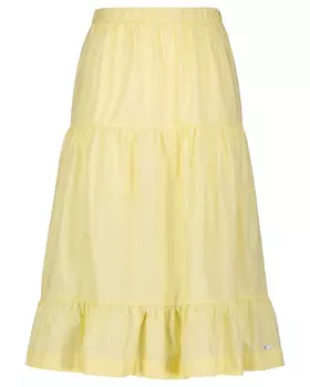 Юбка миди из поплина tjw Tommy Jeans, желтый