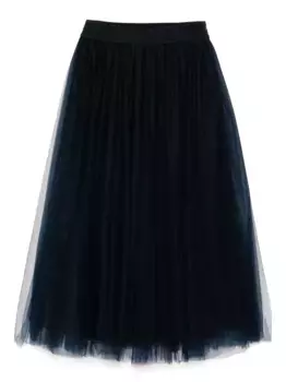 Юбка миди из тюля Fabiana Filippi, синий