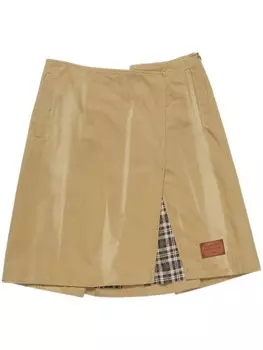 Юбка миди из твила Acne Studios, нейтральный