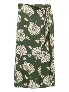 Юбка миди Jemio Diega, зеленый