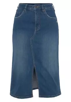 Юбка миди KangaROOS Skirt, синий