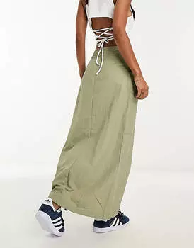 Юбка миди карго Vero Moda с камнем