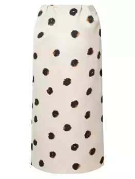 Юбка миди Karina с принтом Altuzarra, цвет sparrow irregular dot