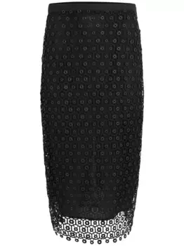 Юбка миди Karolina Simkhai, черный